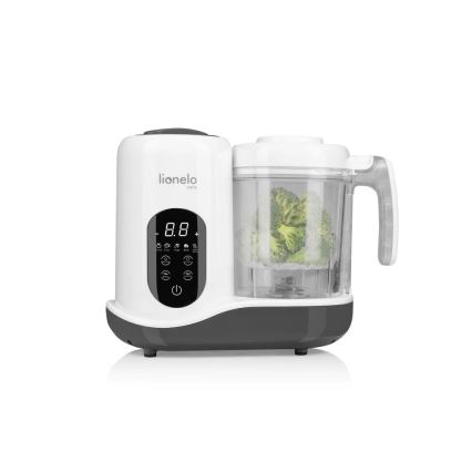Lionelo - BABYMENU 5 az 1-ben gőzölő 110W/230V fehér/szürke
