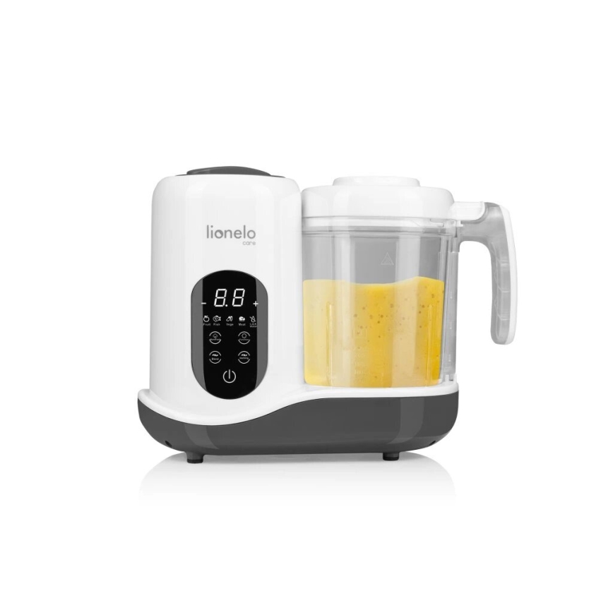 Lionelo - BABYMENU 5 az 1-ben gőzölő 110W/230V fehér/szürke