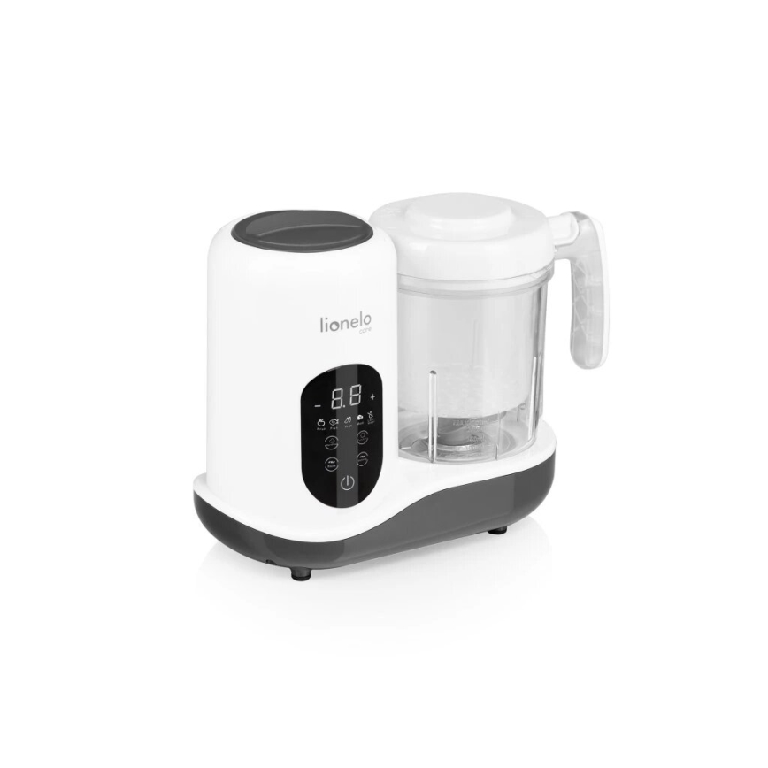 Lionelo - BABYMENU 5 az 1-ben gőzölő 110W/230V fehér/szürke