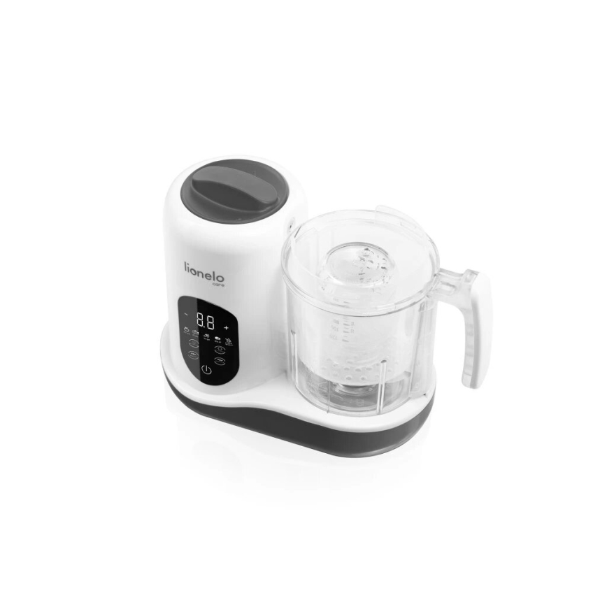 Lionelo - BABYMENU 5 az 1-ben gőzölő 110W/230V fehér/szürke