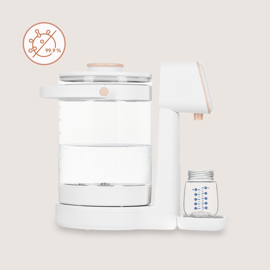 Lionelo - BABYPRESTO 2.0 tápszerkészítő készülék 1200W/230V Fehér