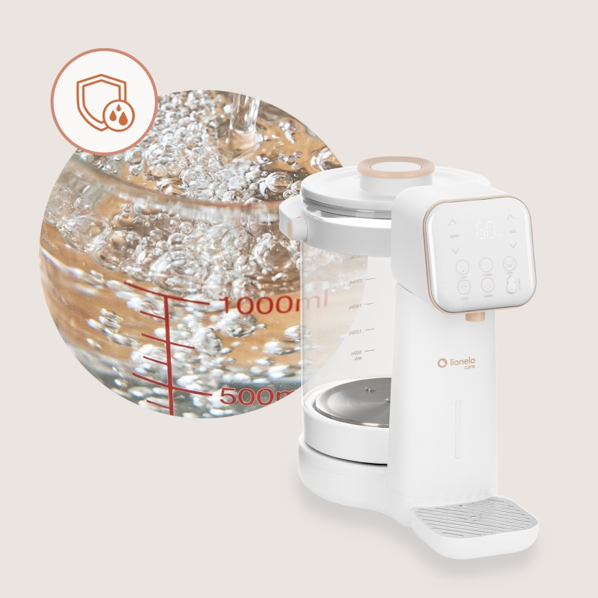 Lionelo - BABYPRESTO 2.0 tápszerkészítő készülék 1200W/230V Fehér