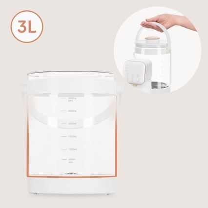 Lionelo - BABYPRESTO 2.0 tápszerkészítő készülék 1200W/230V Fehér