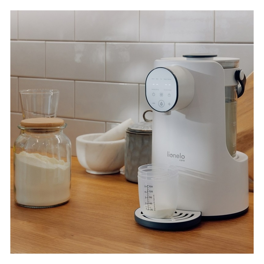 Lionelo - BABYPRESTO cumisüveg-melegítő 1000W/230V, fehér