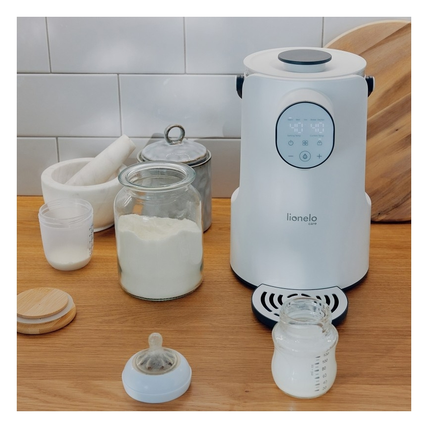 Lionelo - BABYPRESTO cumisüveg-melegítő 1000W/230V, fehér