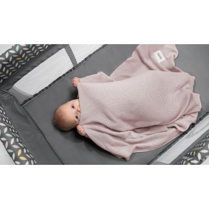 Lionelo - Bambusz babatakaró BAMBOO BLANKET 75x100 cm bézs homok