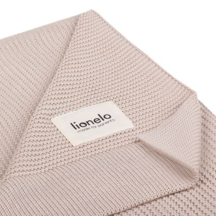 Lionelo - Bambusz babatakaró BAMBOO BLANKET 75x100 cm bézs homok