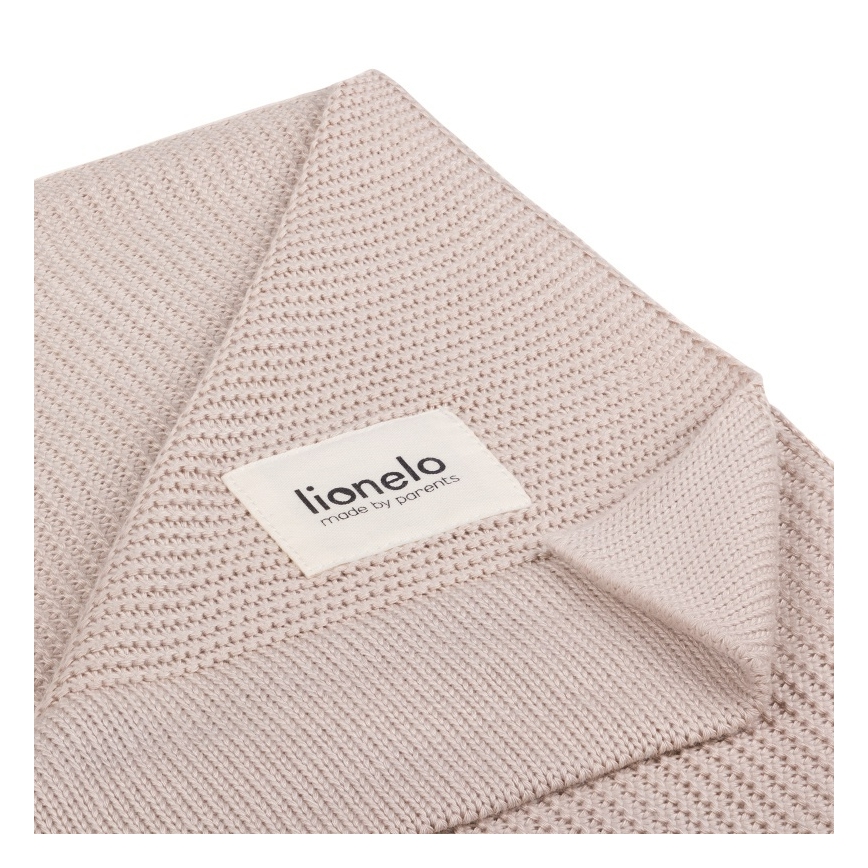 Lionelo - Bambusz babatakaró BAMBOO BLANKET 75x100 cm bézs homok