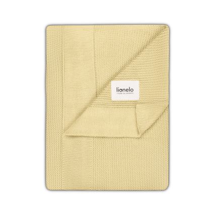 Lionelo - bambusz takaró BAMBOO BLANKET 75x100 cm citromsárga