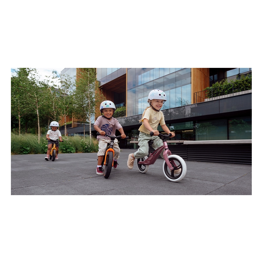 Lionelo - BART AIR futóbicikli, fekete/narancssárga