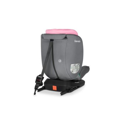Lionelo - BASTIAAN i-Size autósülés 40-150 cm szürke/rózsaszín