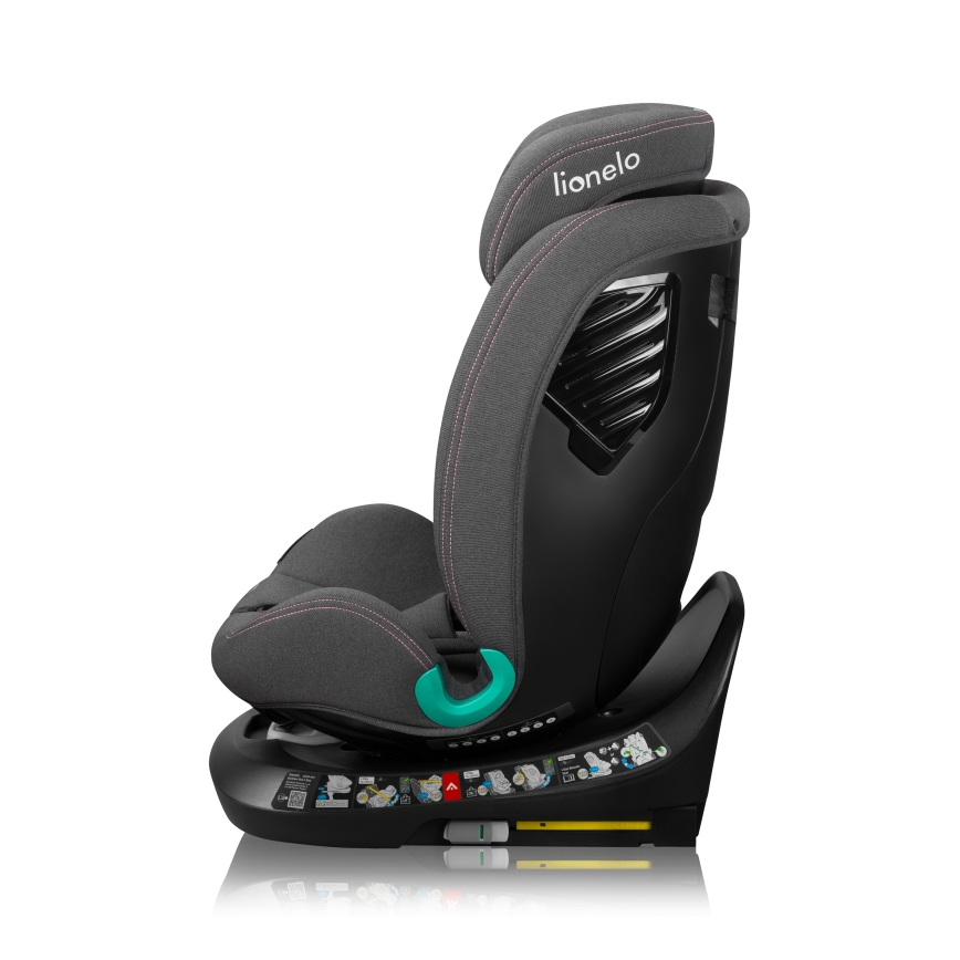 Lionelo - Forgatható autósülés alappal BASTIAAN ONE i-Size 40-150 cm Pink Rose