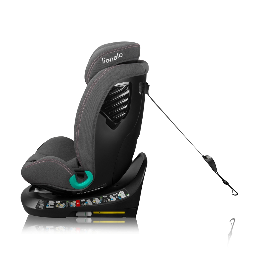 Lionelo - Forgatható autósülés alappal BASTIAAN ONE i-Size 40-150 cm Pink Rose