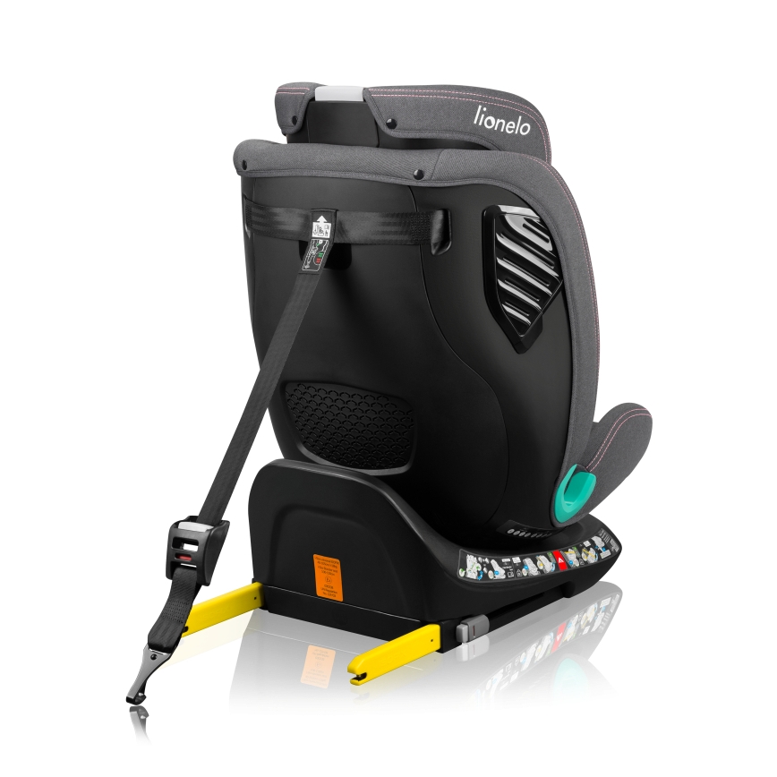 Lionelo - Forgatható autósülés alappal BASTIAAN ONE i-Size 40-150 cm Pink Rose