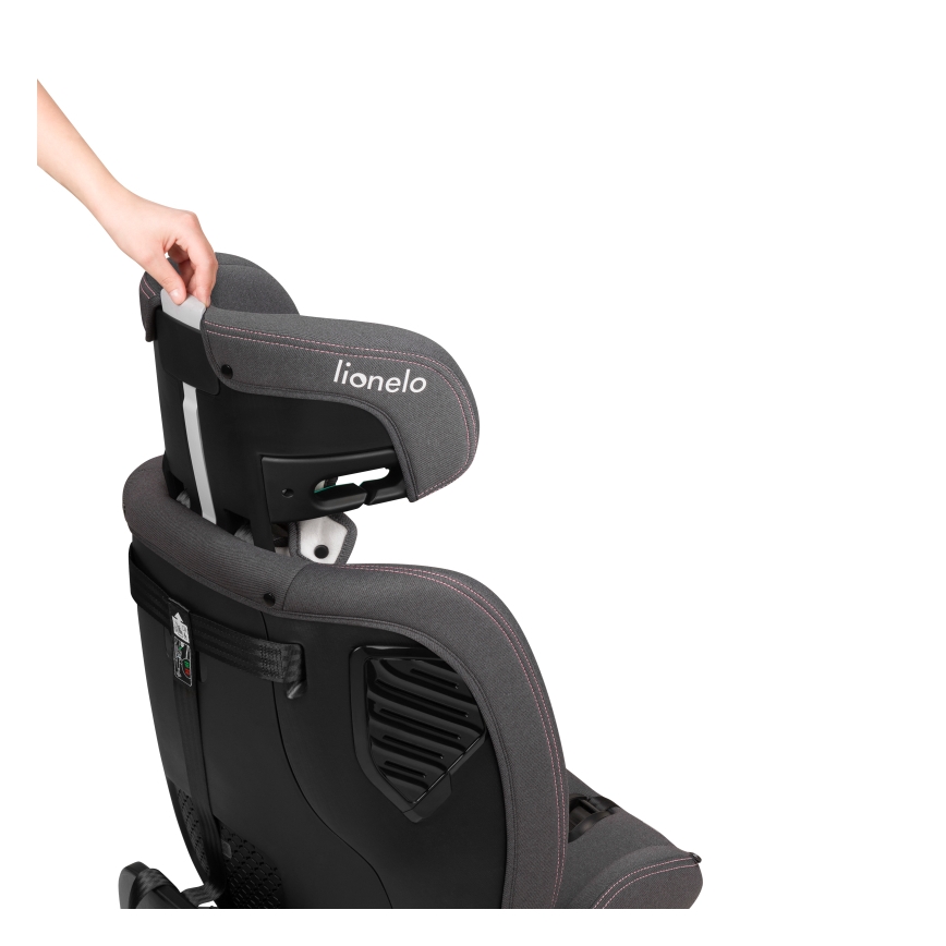 Lionelo - Forgatható autósülés alappal BASTIAAN ONE i-Size 40-150 cm Pink Rose