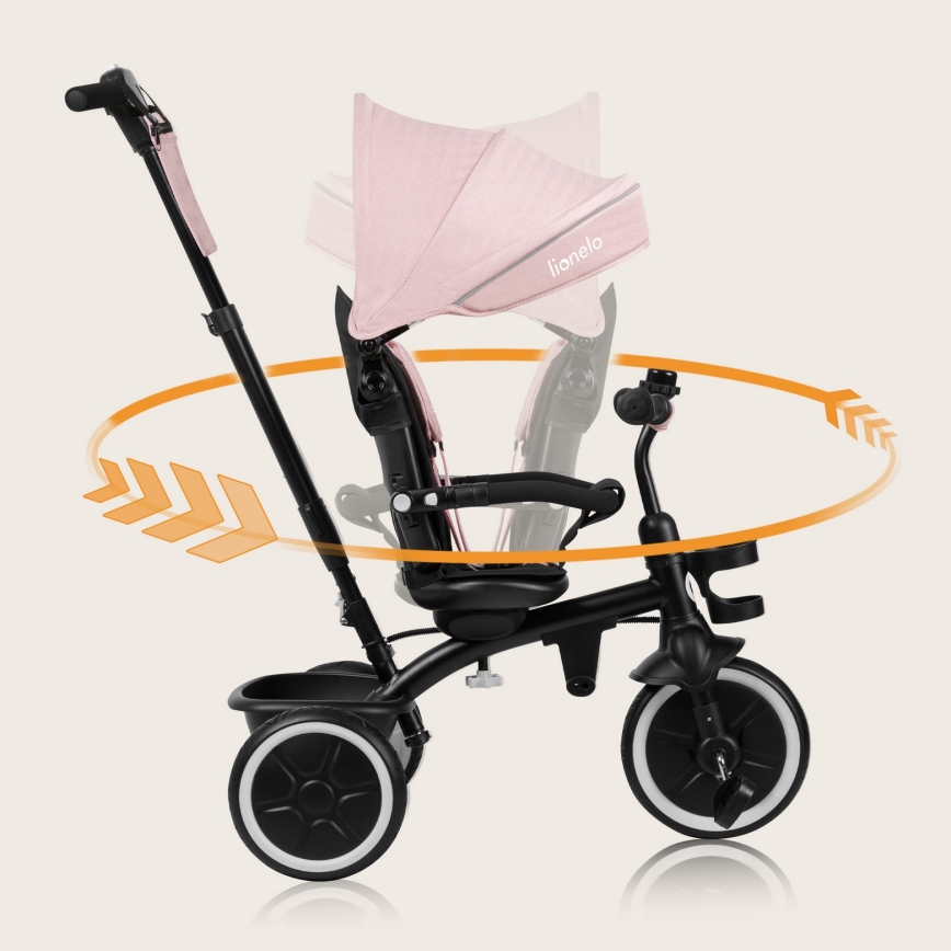 Lionelo - BERRY gyerek tricikli Pink Rose