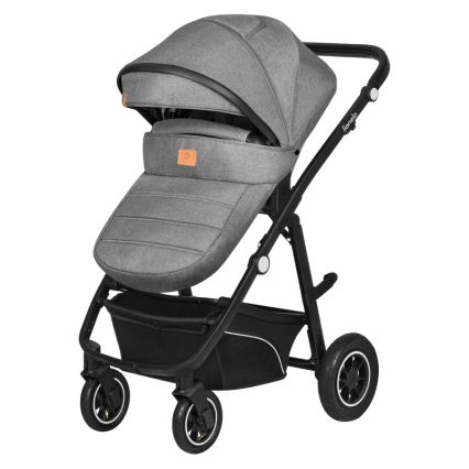 Lionelo - BIANKA 3 az 1-ben kombinált babakocsi Grey Stone