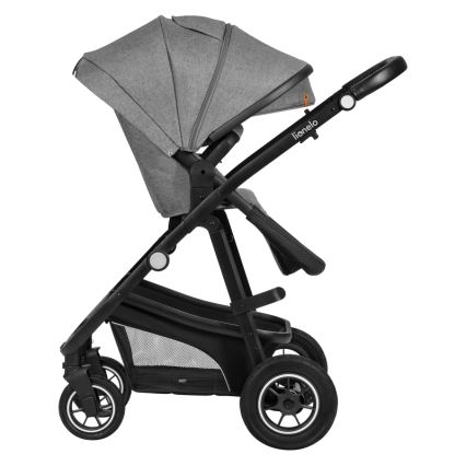 Lionelo - BIANKA 3 az 1-ben kombinált babakocsi Grey Stone