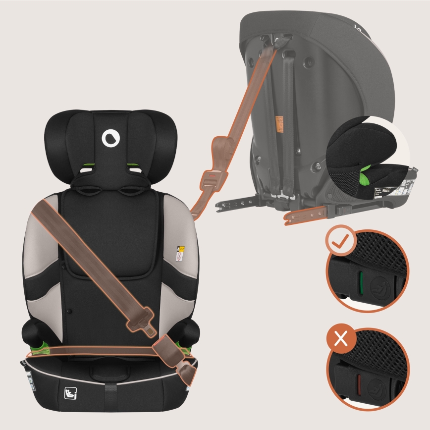 Lionelo - BILLY i-Size autósülés 76-150 cm bézs latte