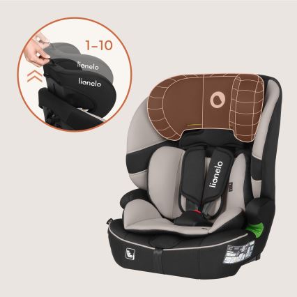 Lionelo - BILLY i-Size autósülés 76-150 cm bézs latte