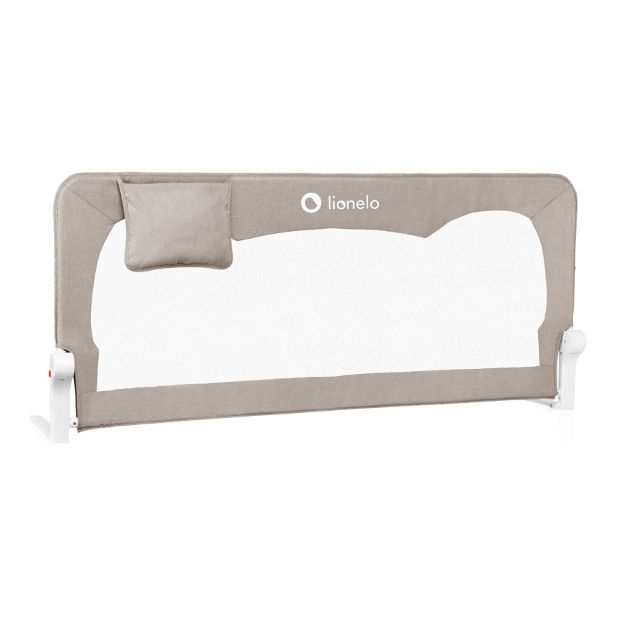 Lionelo - Biztonsági ágykorlát HANNA Bézs Melange