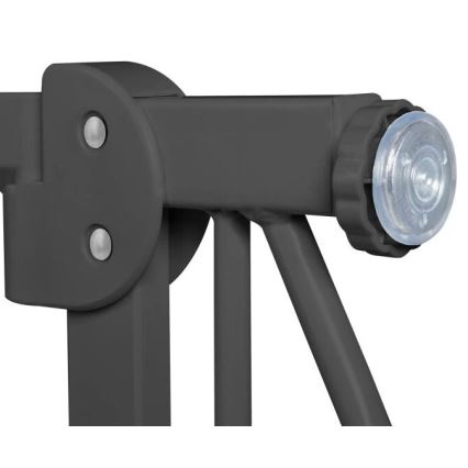 Lionelo - Biztonsági kapu TRUUS SLIM fekete/bézs