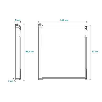 Lionelo - Biztonsági korlát TULIA fekete