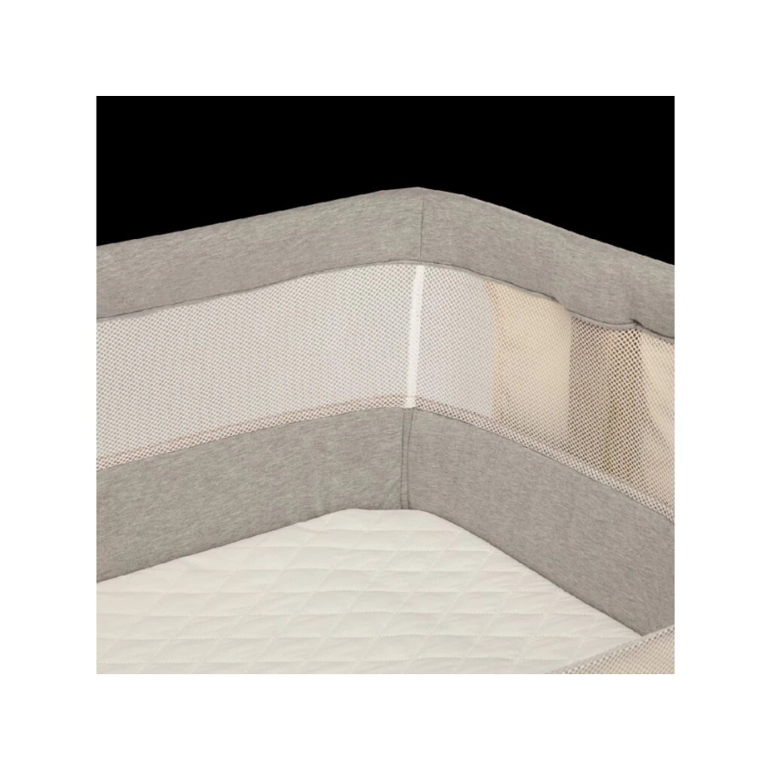 Lionelo - Bölcső 3in1 LEONIE szürke/fekete