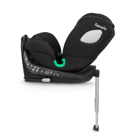 Lionelo - BRAAM i-Size forgatható autósülés bázissal, 40-150 cm, fekete karbon