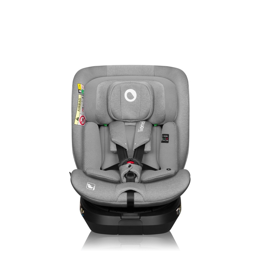 Lionelo - BRAVE i-Size forgatható autós gyerekülés alappal 40-150 cm Grey Stone
