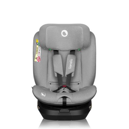 Lionelo - BRAVE i-Size forgatható autós gyerekülés alappal 40-150 cm Grey Stone