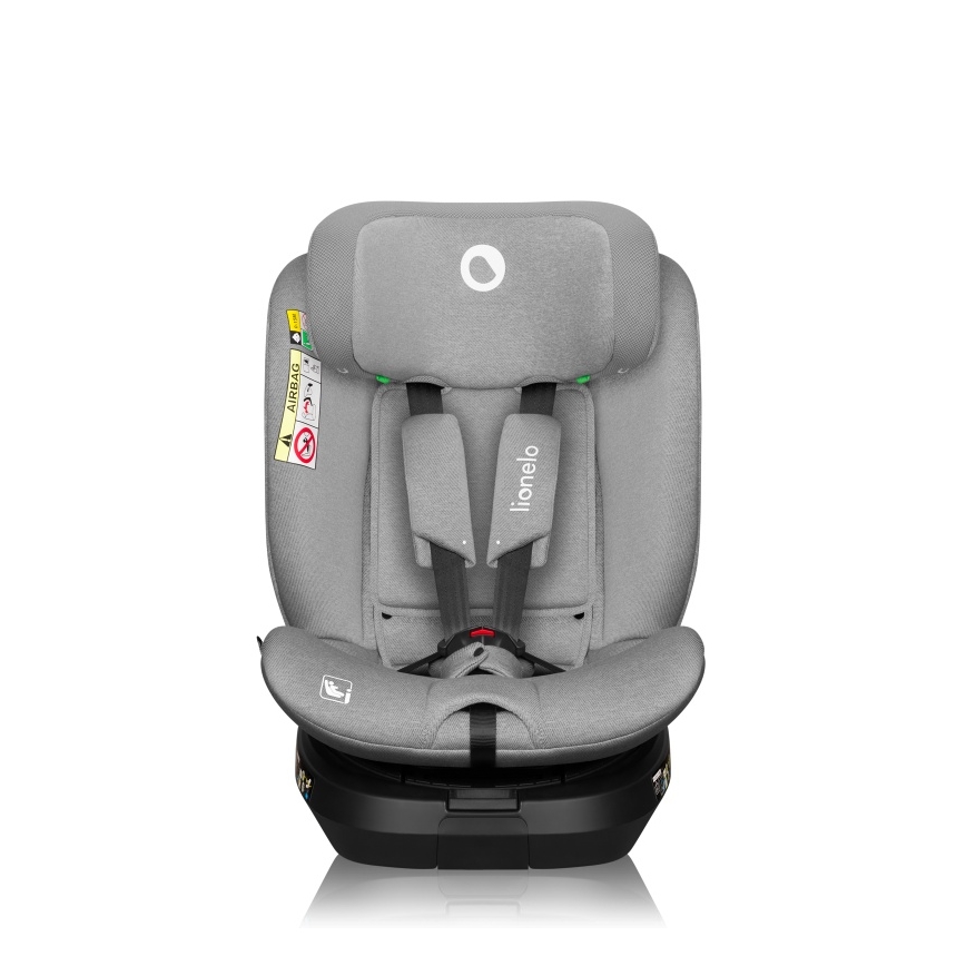 Lionelo - BRAVE i-Size forgatható autós gyerekülés alappal 40-150 cm Grey Stone
