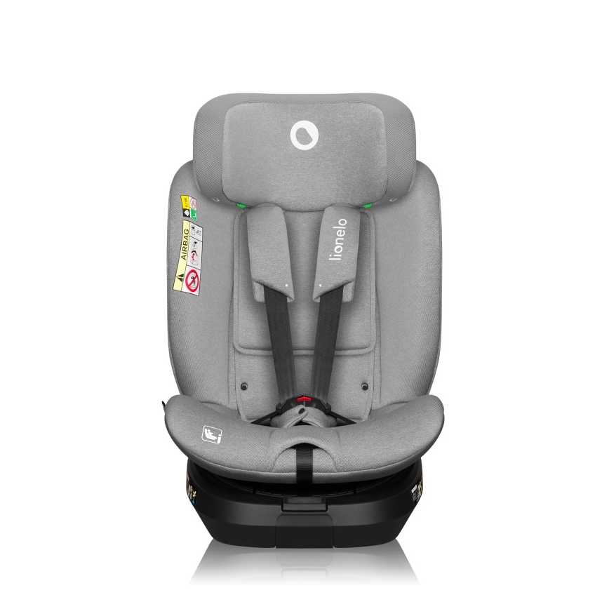 Lionelo - BRAVE i-Size forgatható autós gyerekülés alappal 40-150 cm Grey Stone