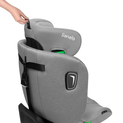 Lionelo - BRAVE i-Size forgatható autós gyerekülés alappal 40-150 cm Grey Stone