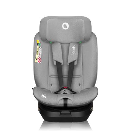 Lionelo - BRAVE i-Size forgatható autósülés alappal, 40–150 cm, Grey Stone