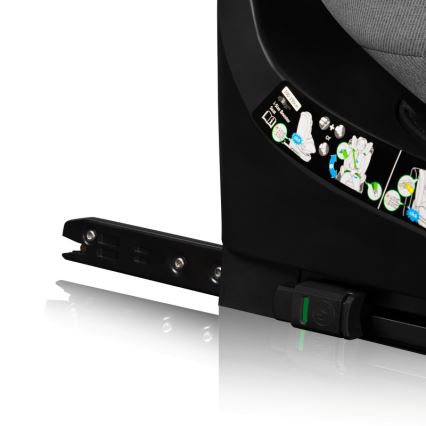 Lionelo - BRAVE i-Size forgatható autósülés alappal, 40–150 cm, Grey Stone