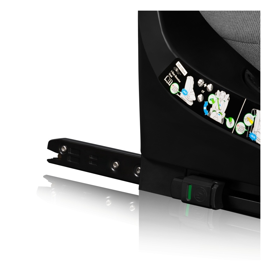 Lionelo - BRAVE i-Size forgatható autósülés alappal, 40–150 cm, Grey Stone