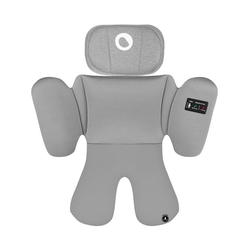 Lionelo - BRAVE i-Size forgatható autósülés alappal, 40–150 cm, Grey Stone