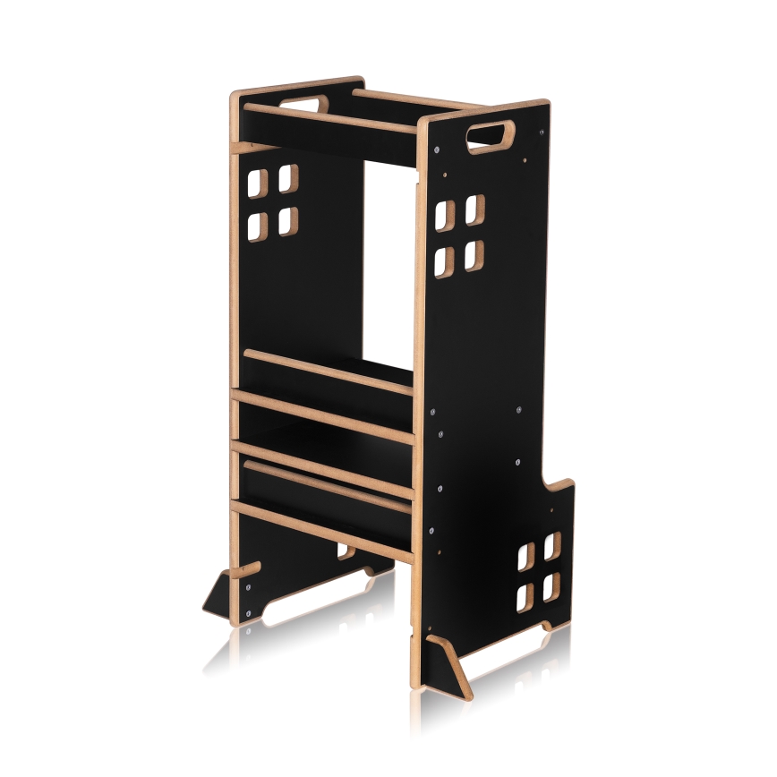 Lionelo - CASS Tanulótorony Fekete Onyx