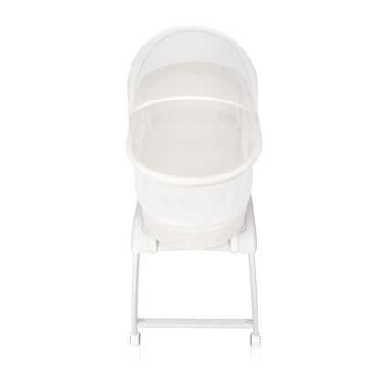 Lionelo - CORAL babaágy mérleggel, fehér