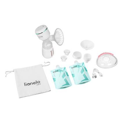 Lionelo - Elektromos, újratölthető mellszívó FIDI PLUS 5V 1200 mAh 180 ml