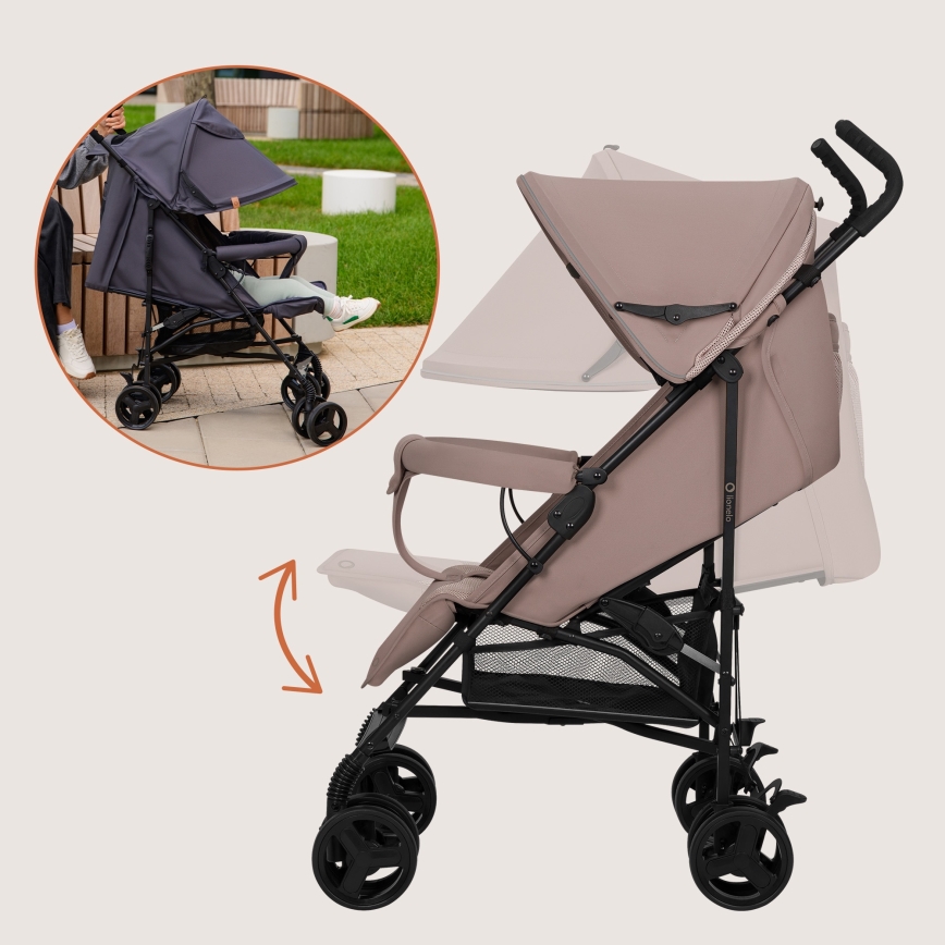 Lionelo - ELIA golfbabakocsi bézs/taupe