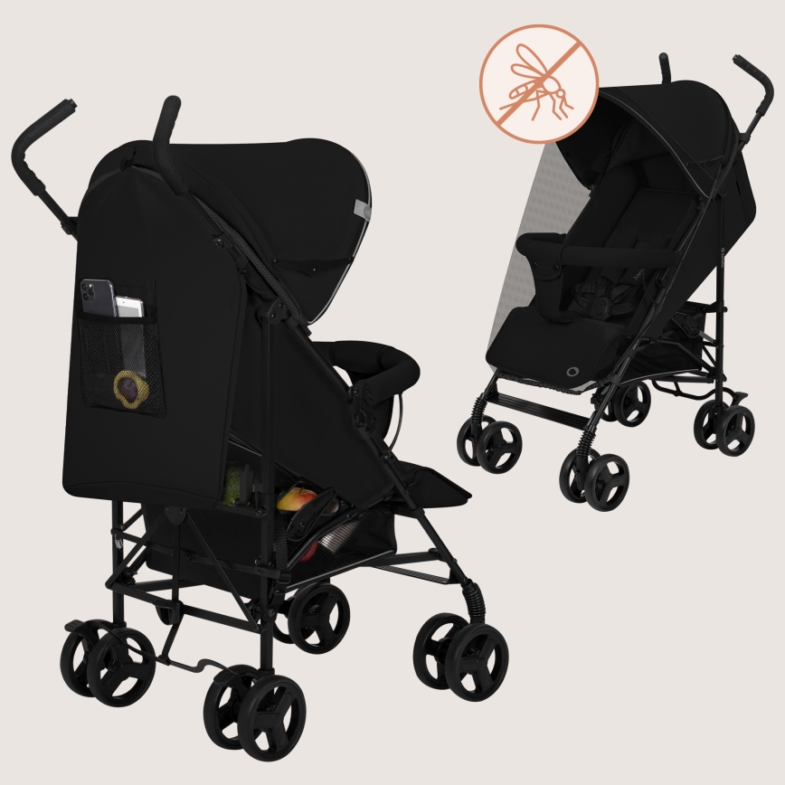 Lionelo - ELIA golfbabakocsi Fekete Onyx