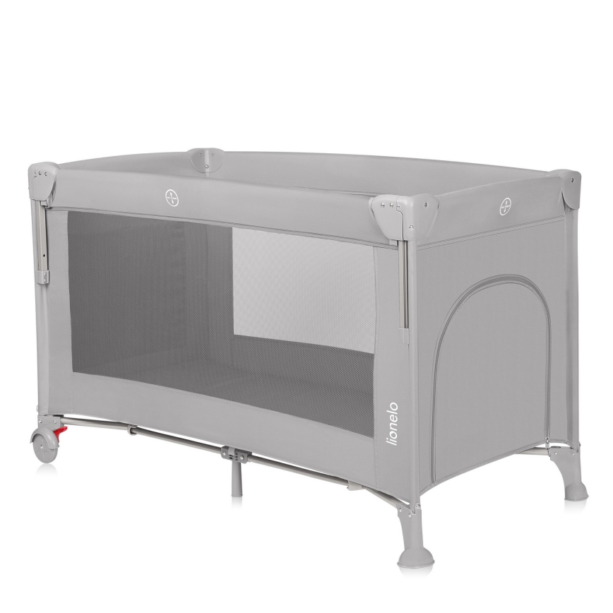 Lionelo - ELLEN 3 az 1-ben utazó kiságy, beton szürke