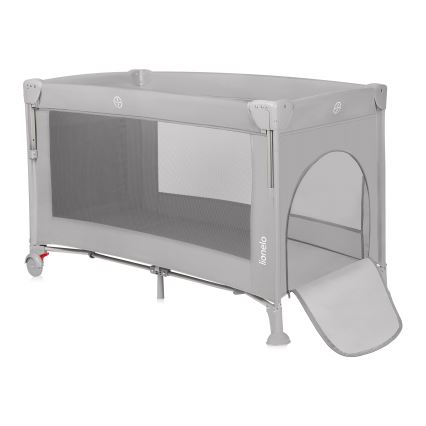 Lionelo - ELLEN 3 az 1-ben utazó kiságy, beton szürke