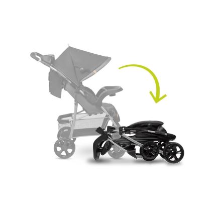 Lionelo - EMMA PLUS sport babakocsi, fekete