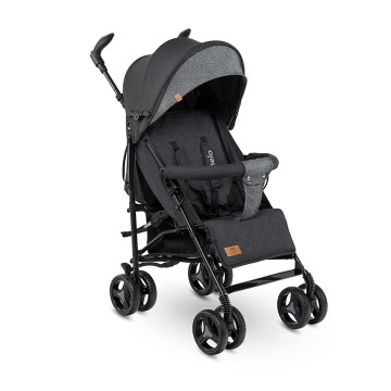 Lionelo - esernyős babakocsi IRMA fekete/sötétszürke
