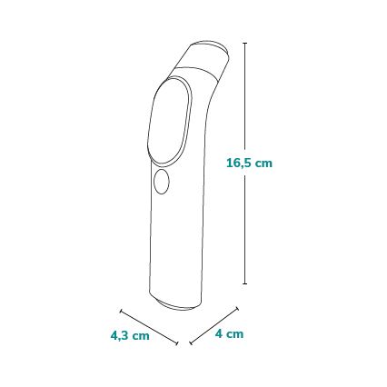 Lionelo - FEVERSCAN infravörös lázmérő 2xAAA