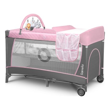 Lionelo - FLOWER Flamingo utazóágy