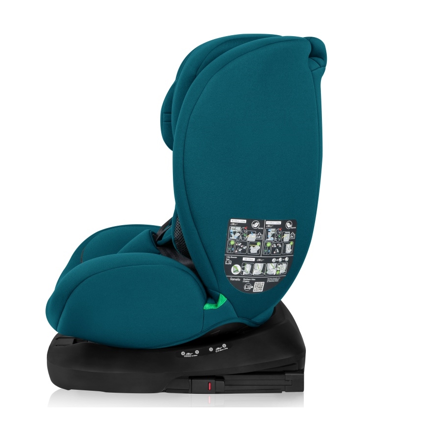 Lionelo - Forgatható autós gyerekülés alappal BASTIAAN i-Size 40-150 cm Indigókék